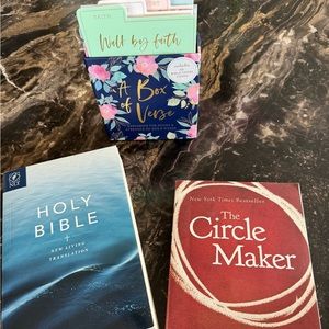 Inspirational Books Set and Bible Verses